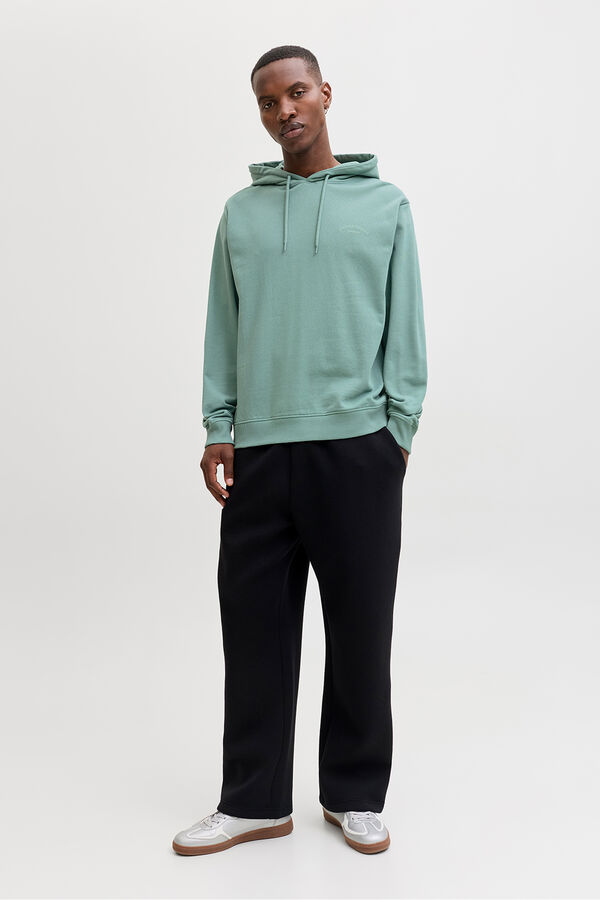 Jack & Jones Sudadera con capucha relaxed turquesa