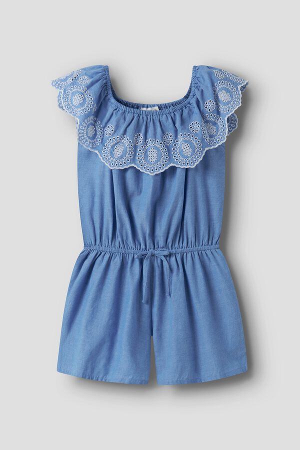 Name It Embroidered jumpsuit blue