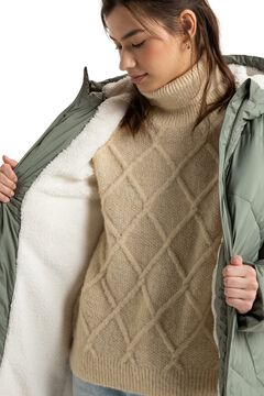 Roxy Long puffer jacket with hood