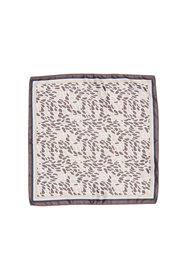 Only Printed scarf nude
