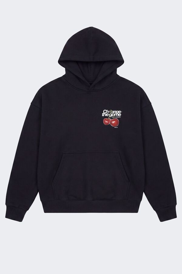 Project X Paris Sweatshirt com estampado de cerejas preto