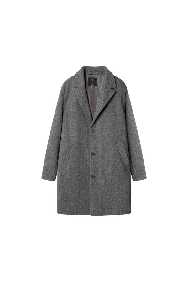 Springfield Textured coat grey