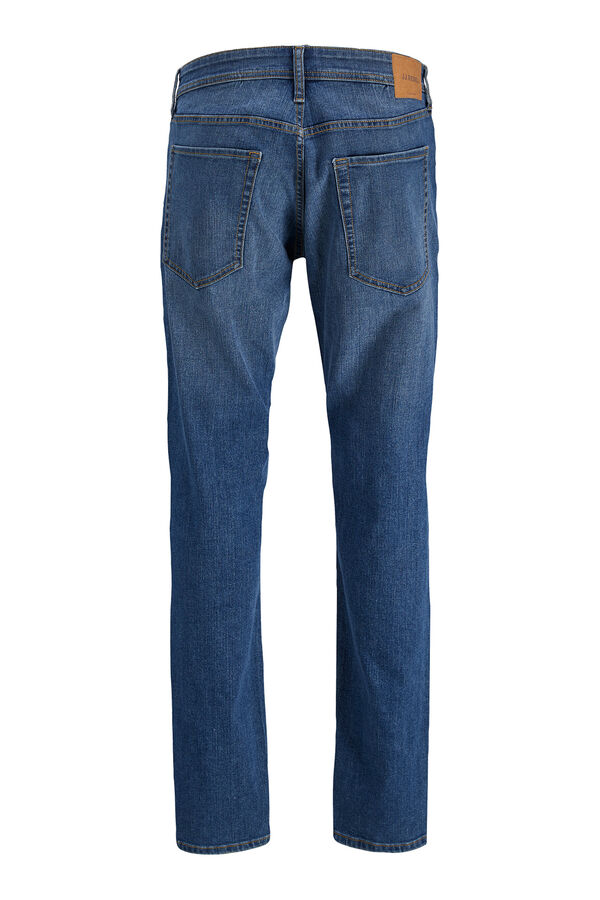 JJ REBEL cal&ccedil;a jeans de corte reto  azul