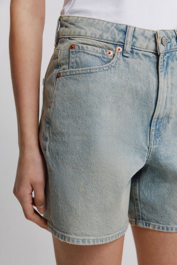 Springfield Bermuda en denim bleu