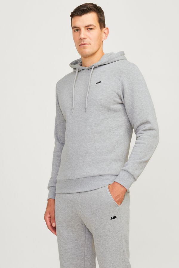 JJ REBEL Regular hooded sweatshirt grey