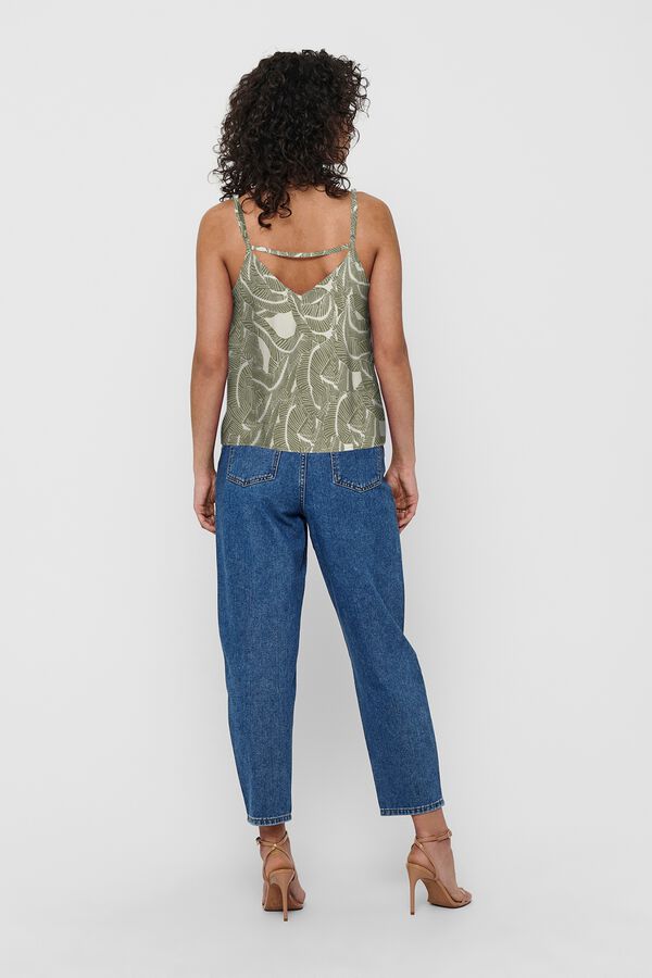Only Printed strap top printed
