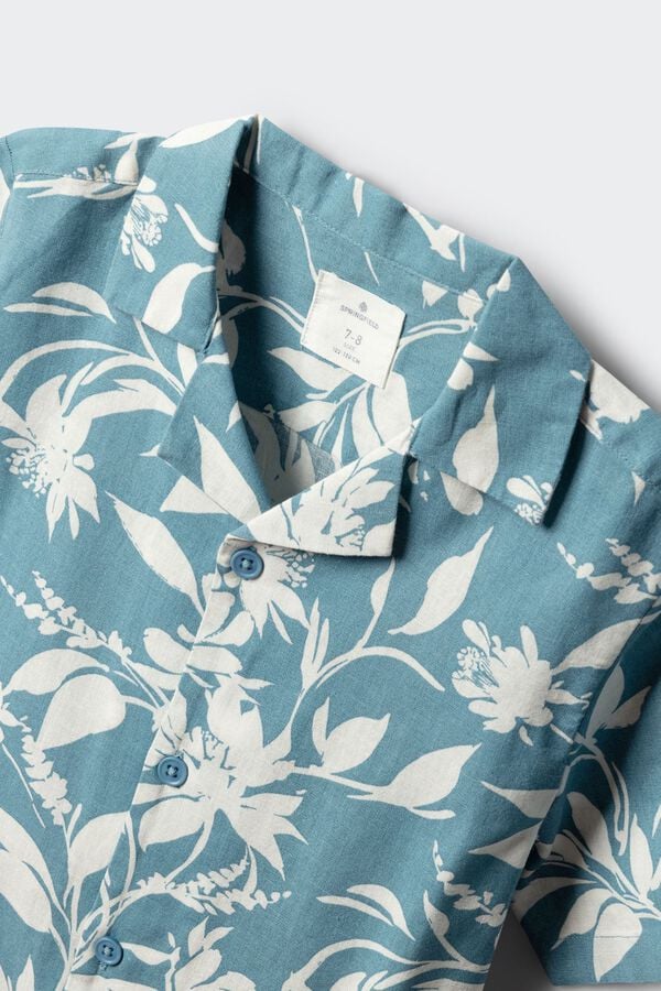 Springfield Kids Kids' floral shirt blue