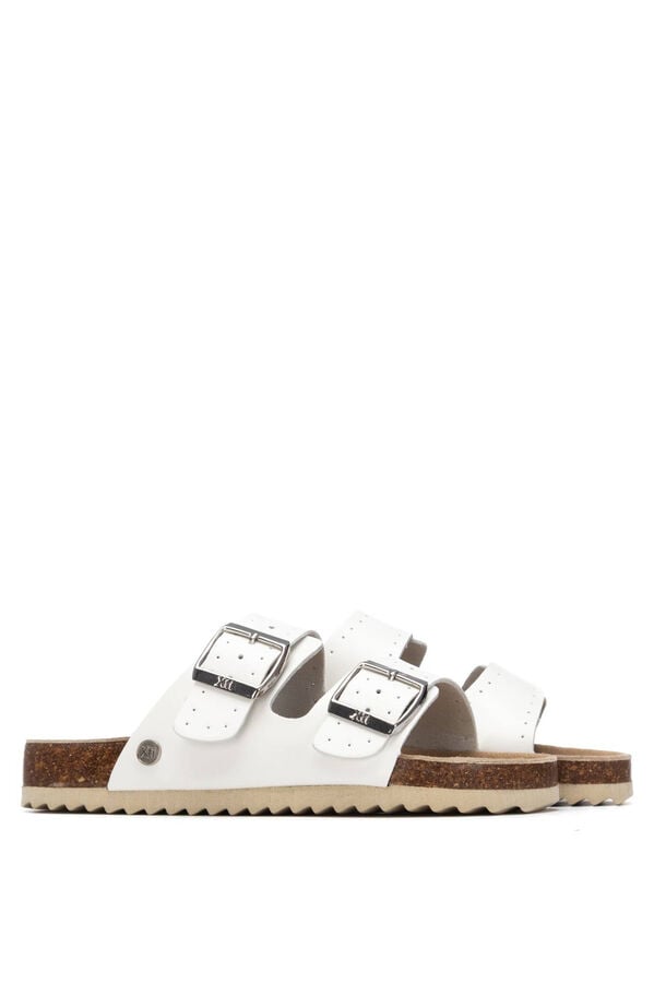 XTI Bio mule sandal white