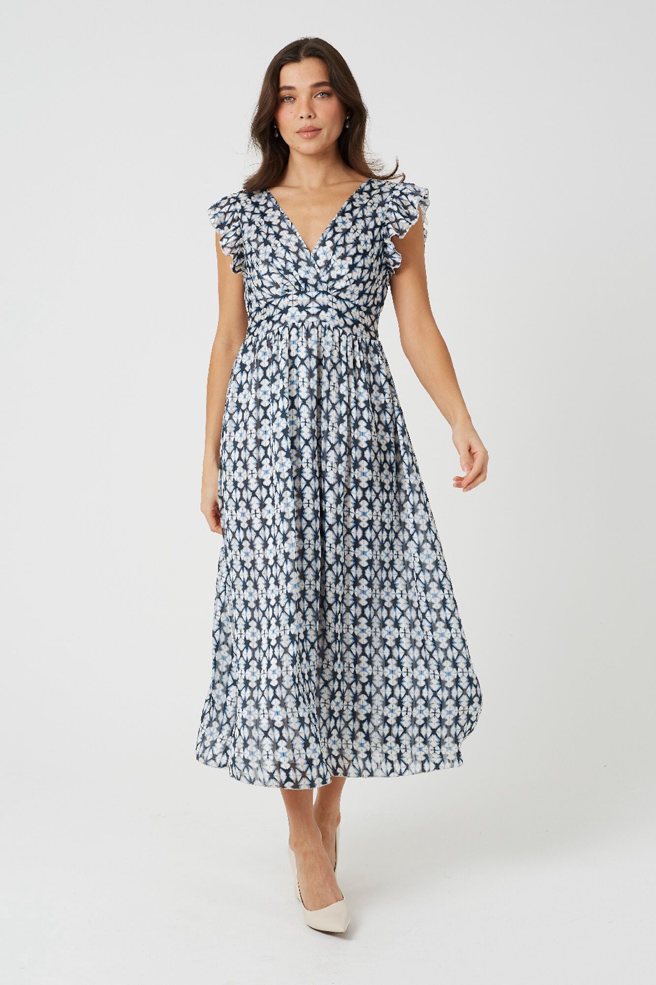 Brave Soul Vestido comprido estampado