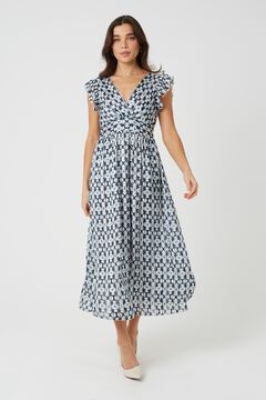 Brave Soul Vestido largo estampado