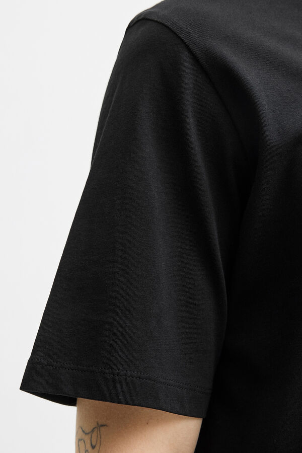 Jack & Jones Regular fit printed t-shirt Crna