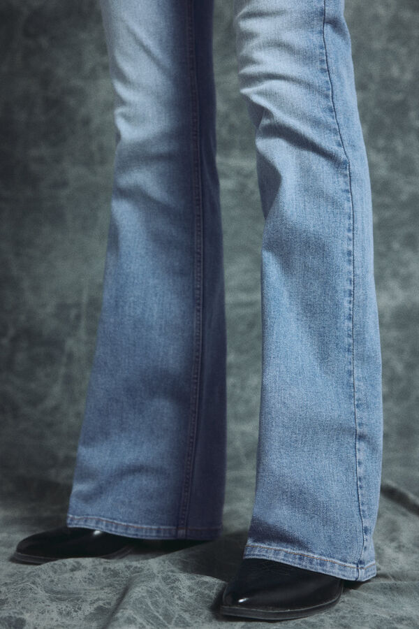 Springfield Vaqueros boot cut azul medio