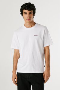 Pepe Jeans Camiseta Logo Bordado Fit Regular