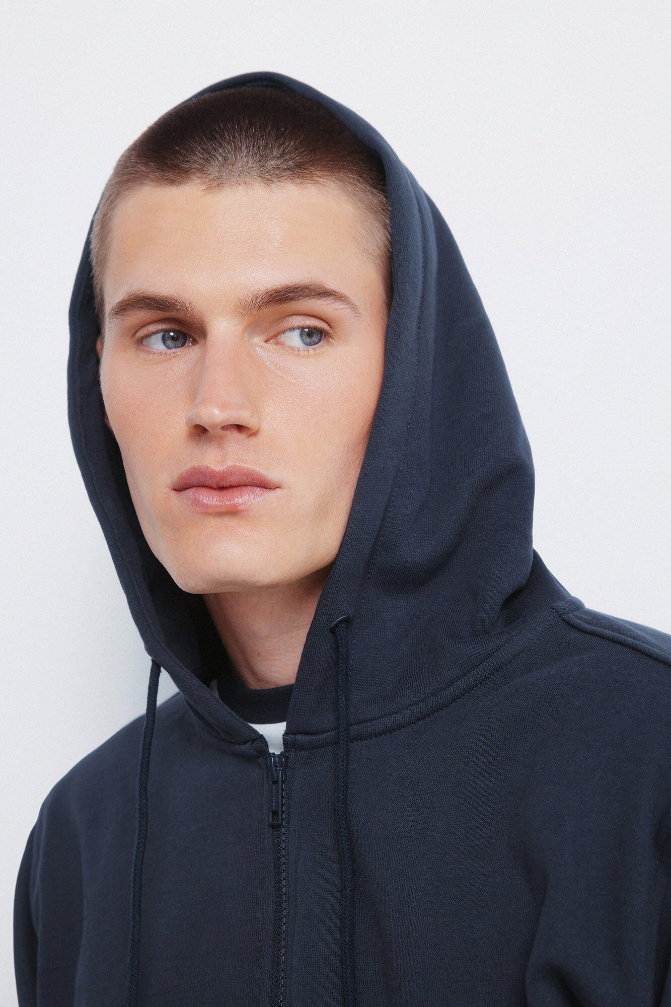 Springfield Sweatshirt hood with zip fastening