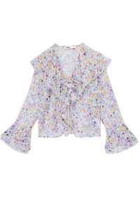 Koton Blusa de chiffon com folhos