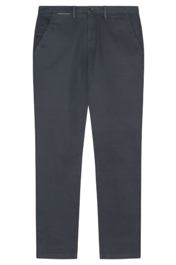 Springfield Micro-printed slim fit chinos blue