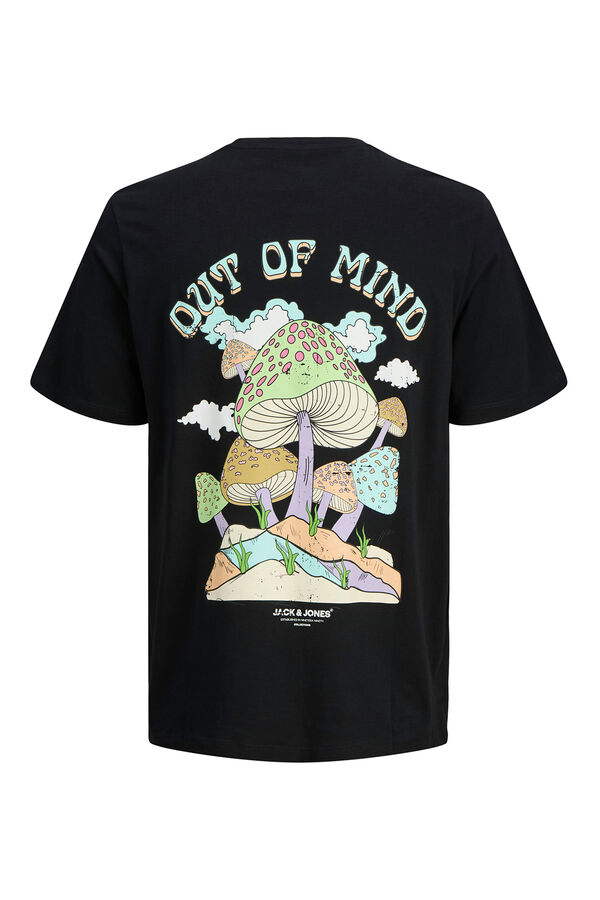 Jack & Jones T-shirt with back print Crna
