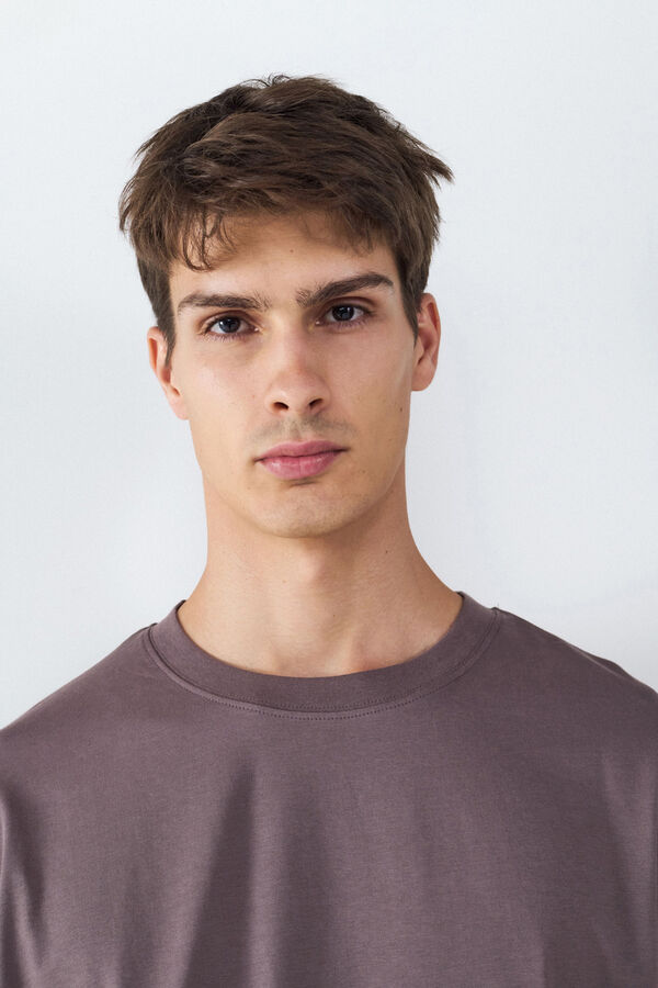 Balmohk long sleeve boxy t-shirt grey