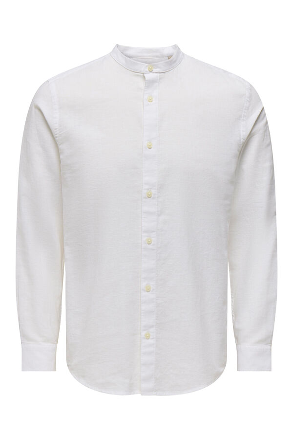 Only & Sons Long sleeve shirt white