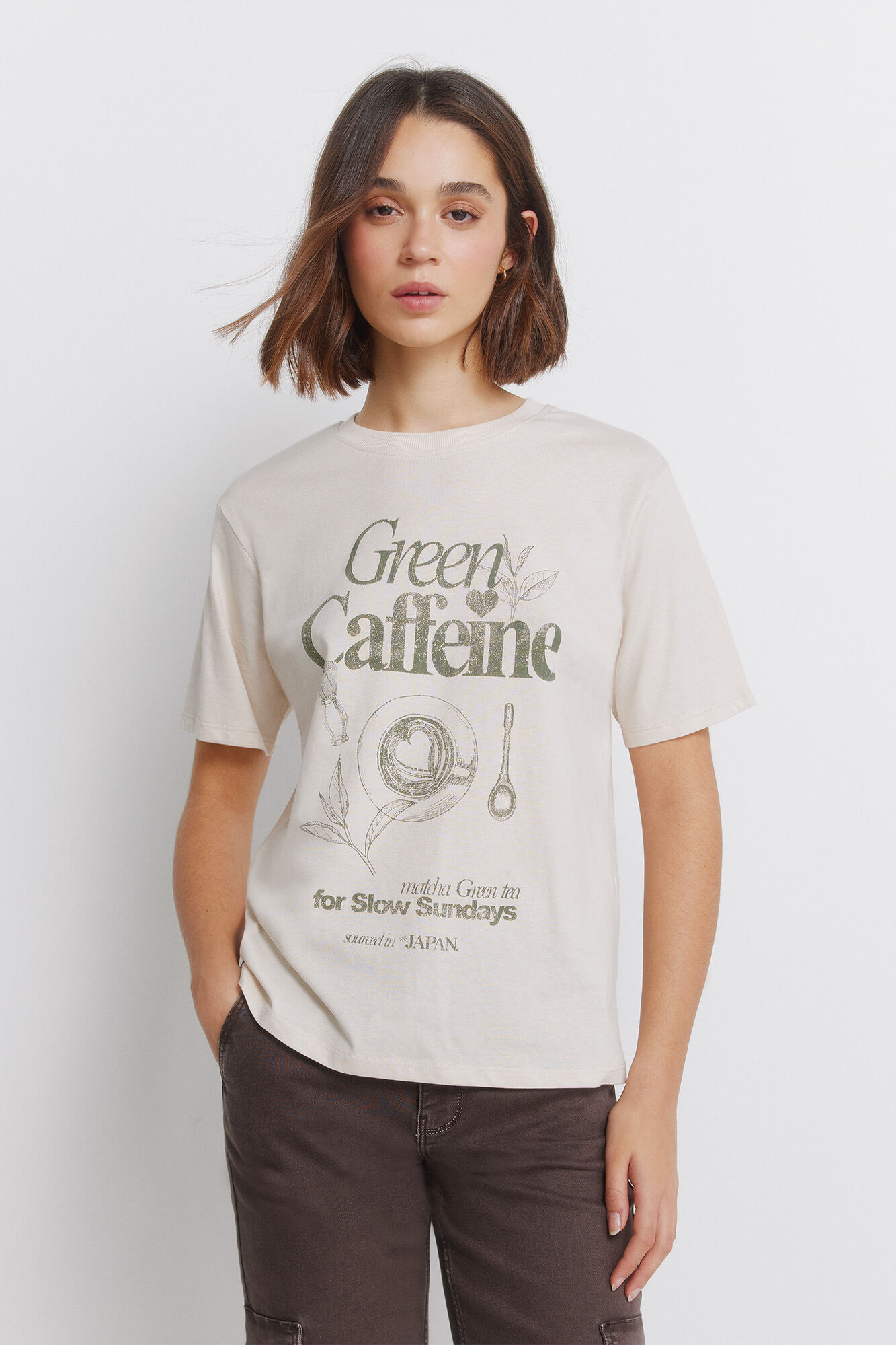 Springfield Short-sleeved T-shirt Le caf&eacute;