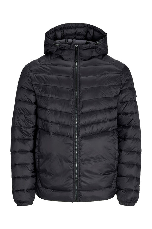Jack & Jones Chaqueta acolchada capucha negro