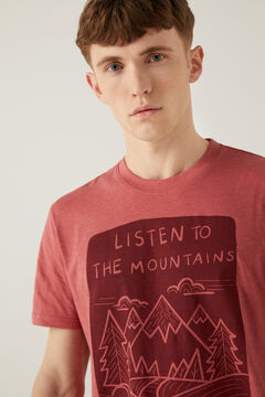 Springfield T-shirt montanha roxo