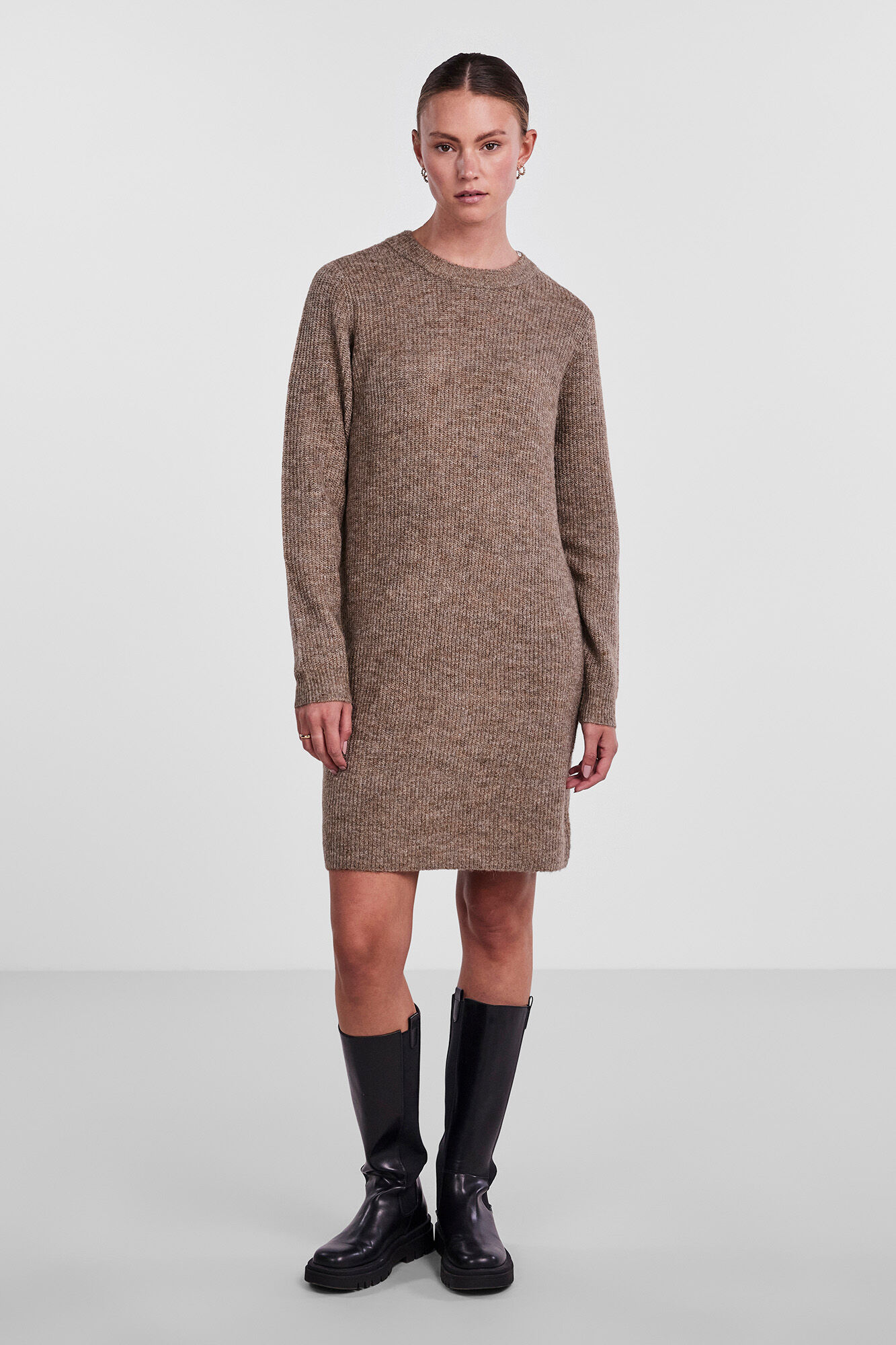 Pieces Vestido curto de malha