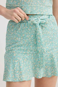 Inside Falda pantal&oacute;n con volantes