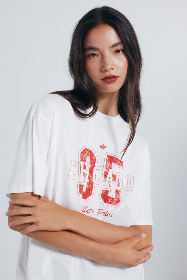 Springfield Camiseta gr&aacute;fica nude