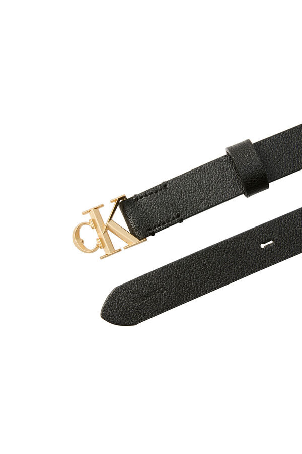 CK Jeans Cinto de pele preto