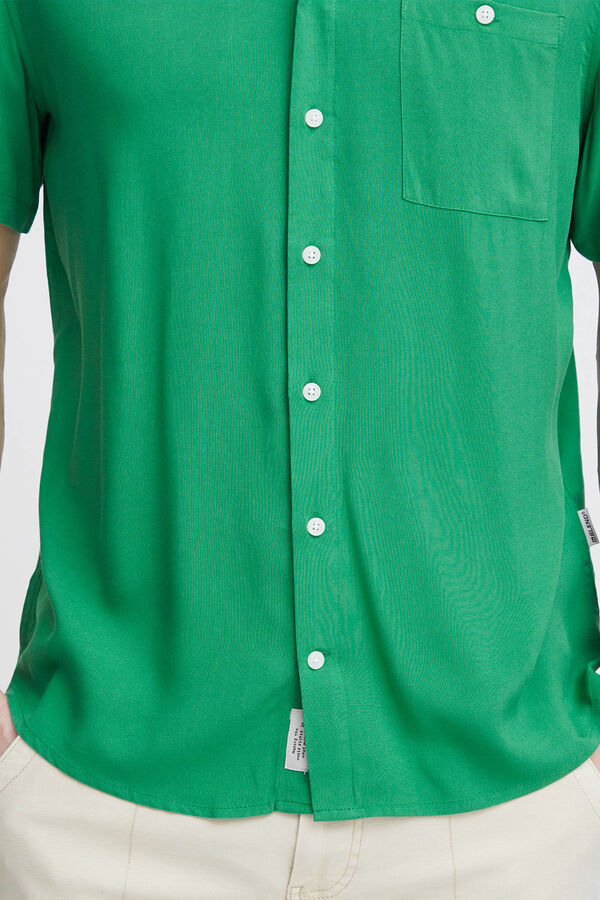 Springfield Kurzärmeliges Hemd grün