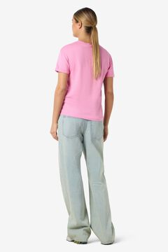 Noisy May Camiseta b&aacute;sica de manga corta con cuello redondo