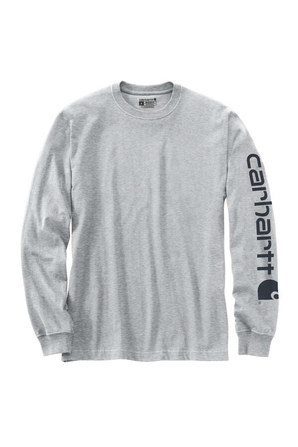 Carhartt Long sleeve T-shirt logo grey