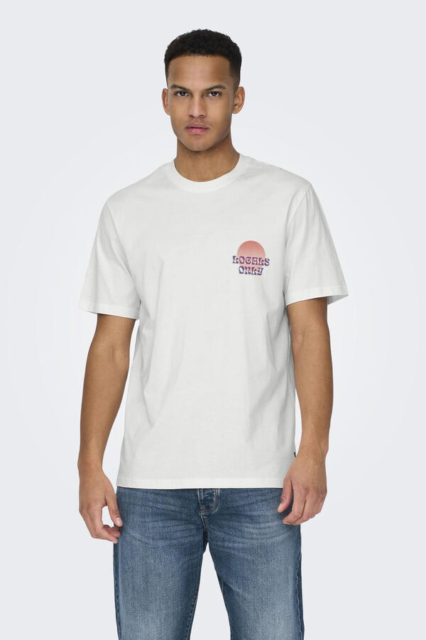 Springfield Short sleeve T-shirt natural