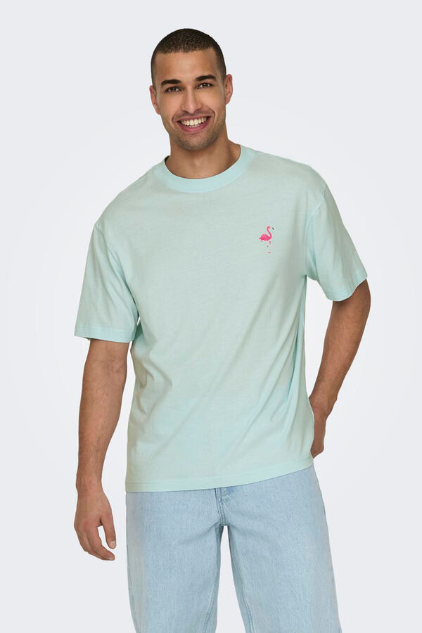 Springfield Short sleeve T-shirt indigo blue