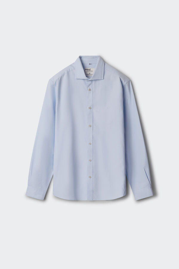 Springfield Camisa oxford ligero azul