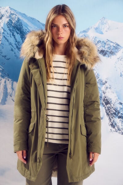 Springfield Sorona Aura cotton parka khaki