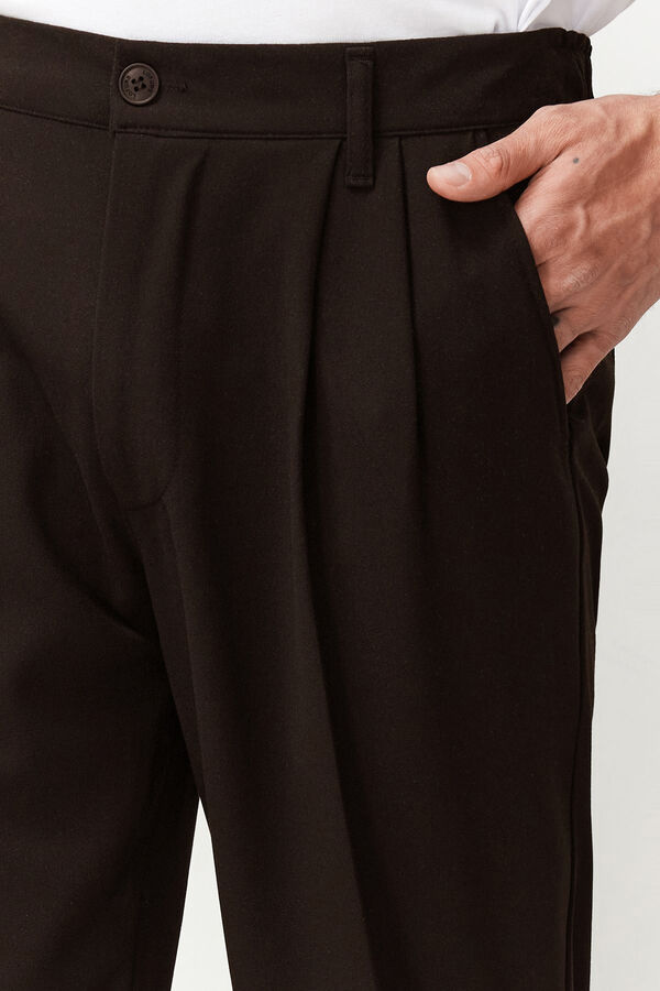 Trendyol Cal&ccedil;as de tecido largo cru