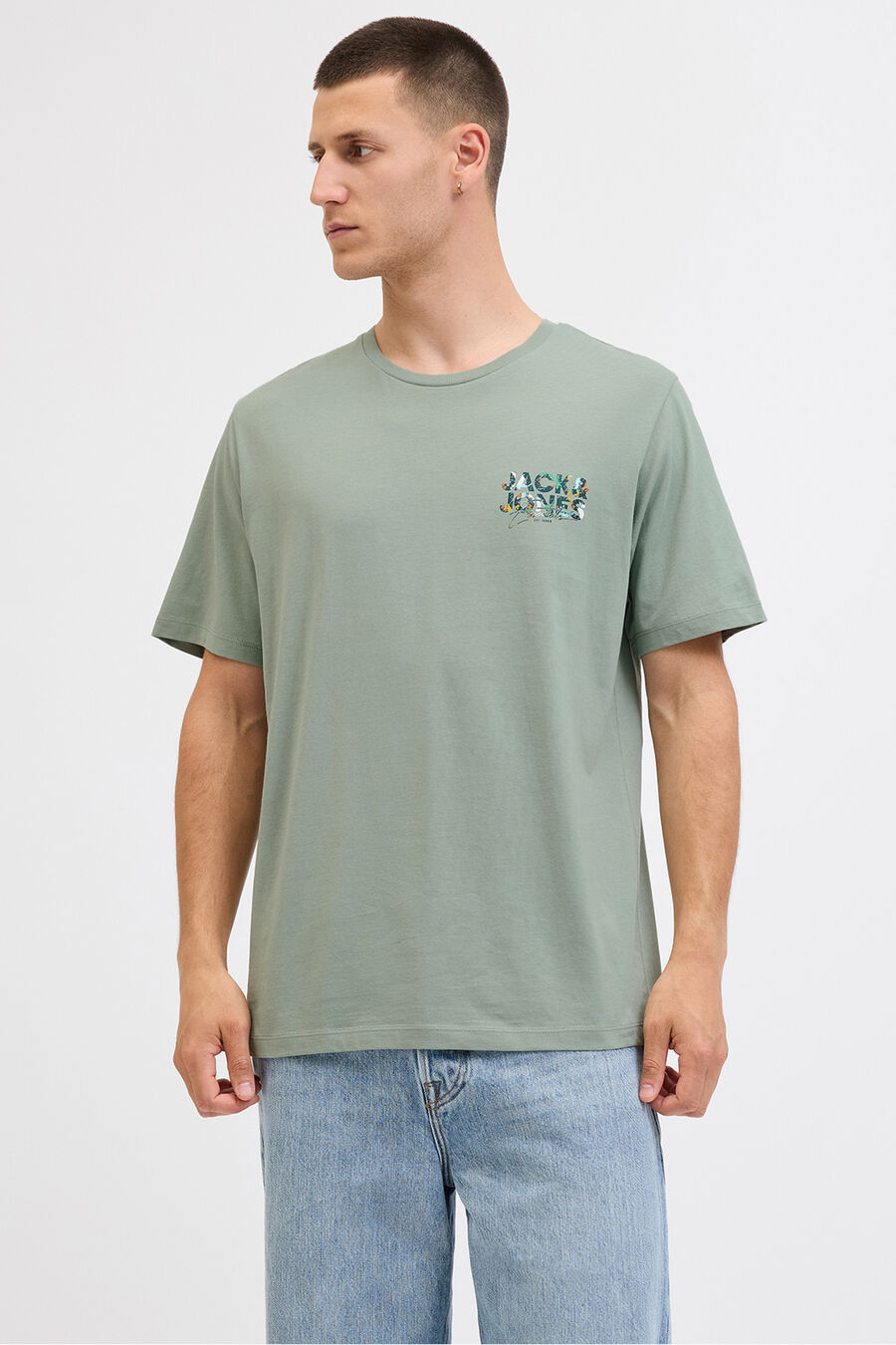 Camiseta regular fit estampada
