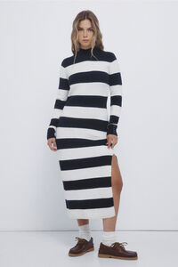 Springfield Kodak jersey-knit striped midi dress