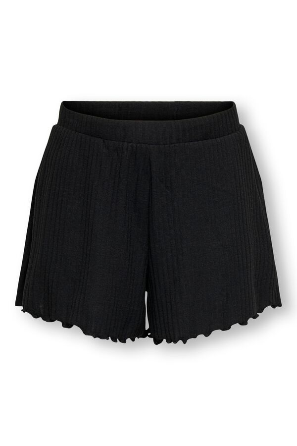 Only Girls Cal&ccedil;&otilde;es com cintura el&aacute;stica preto