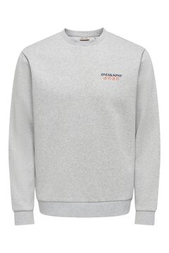 Only & Sons Sweatshirt mit Rundhalsausschnitt und R&uuml;ckenprint
