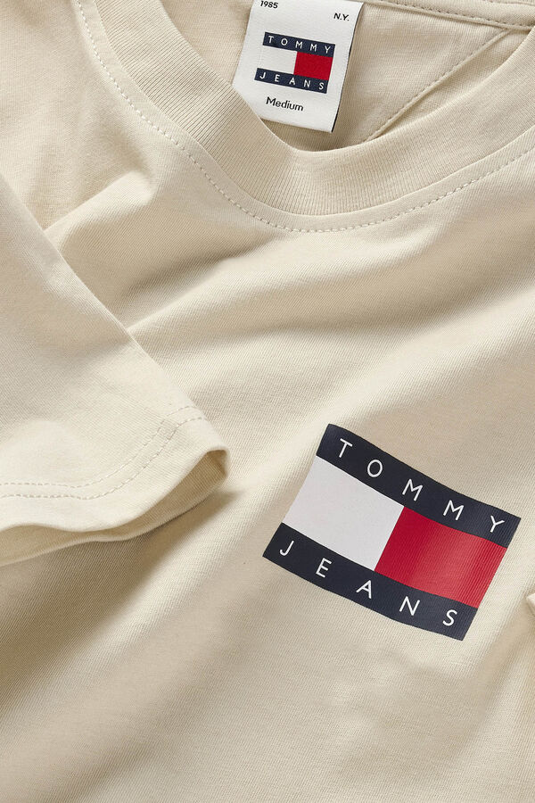 Springfield Herren-T-Shirt Tommy Jeans mostaza