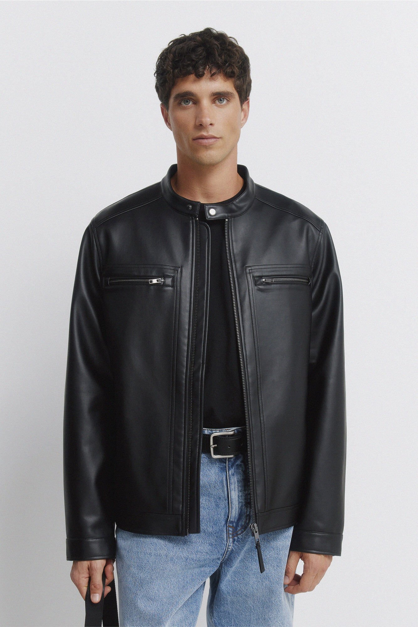 Springfield Faux leather jacket