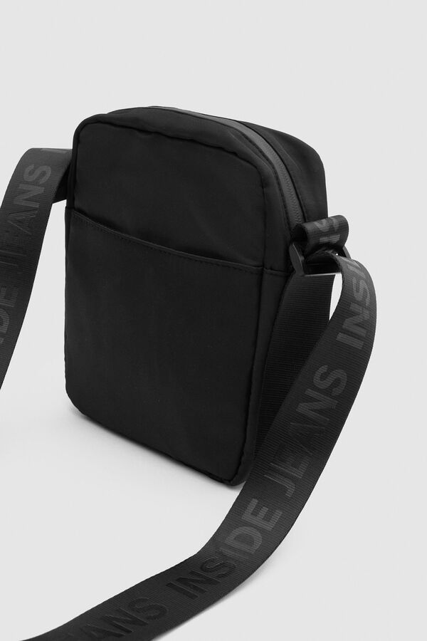 Springfield Men's crossbody bag 19X24 cm black