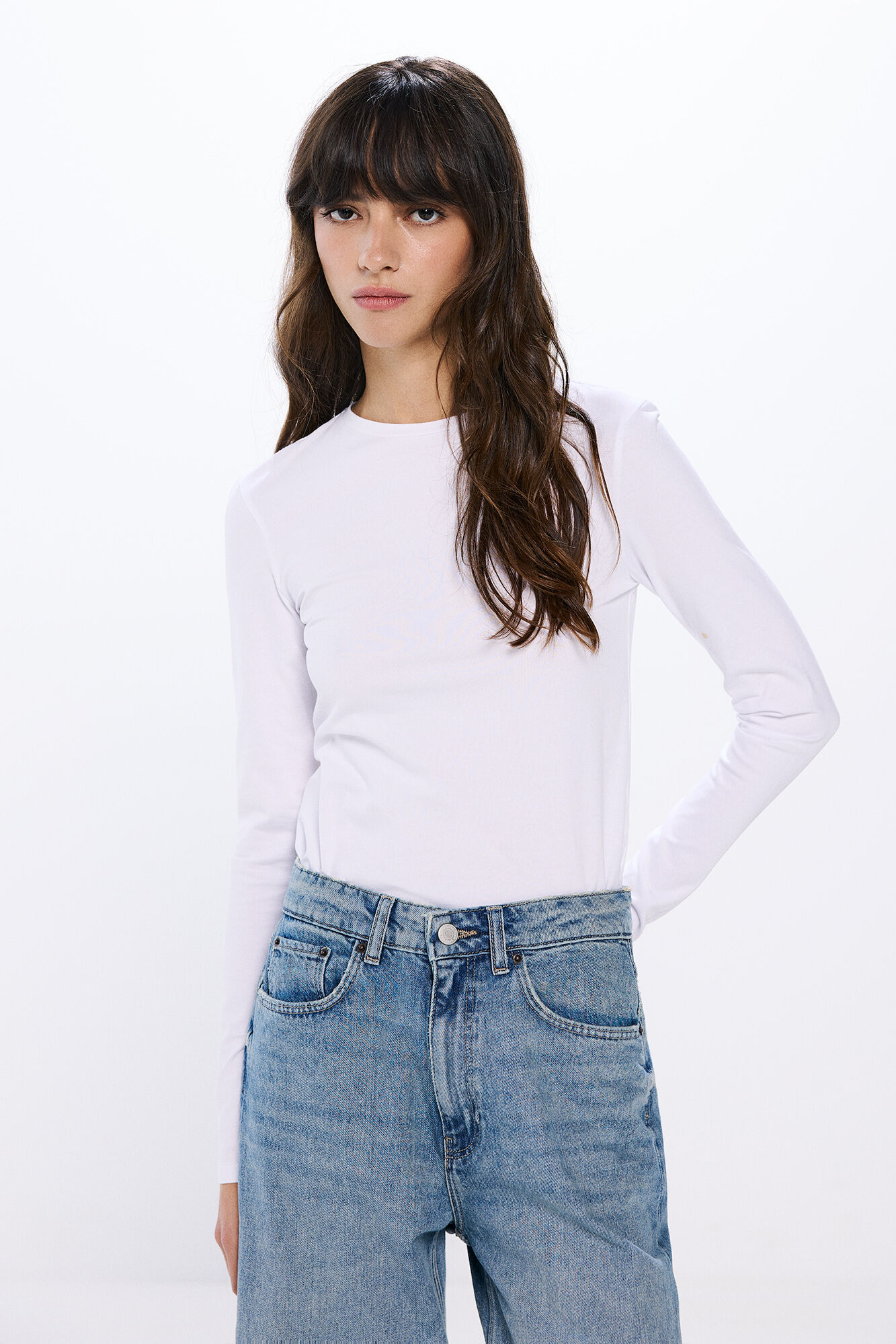 Springfield Fitted cotton t-shirt 