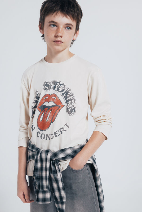 Springfield Kids Camiseta infantil de manga comprida dos Rolling Stones estampado