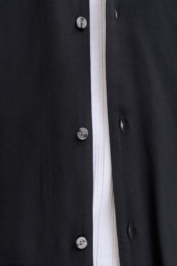 Jack & Jones Camisa relaxed fit viscosa negro