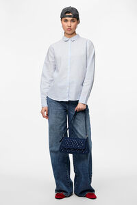 Pieces Camisa oxford b&aacute;sica