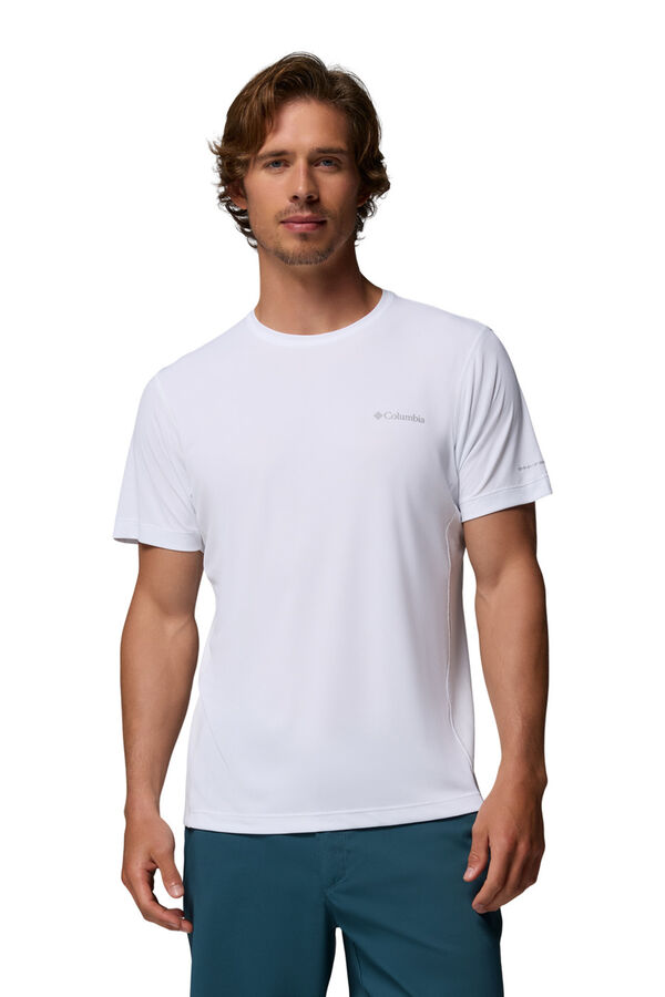 Columbia Technical short sleeve round neck T-shirt white
